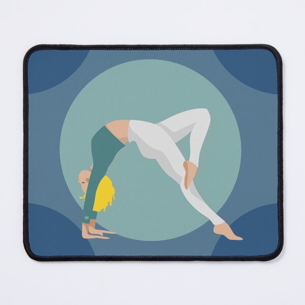 Item preview, Blonde Yoga Pose Girl - Pilates Instructor designed and sold by SoccaTamam.