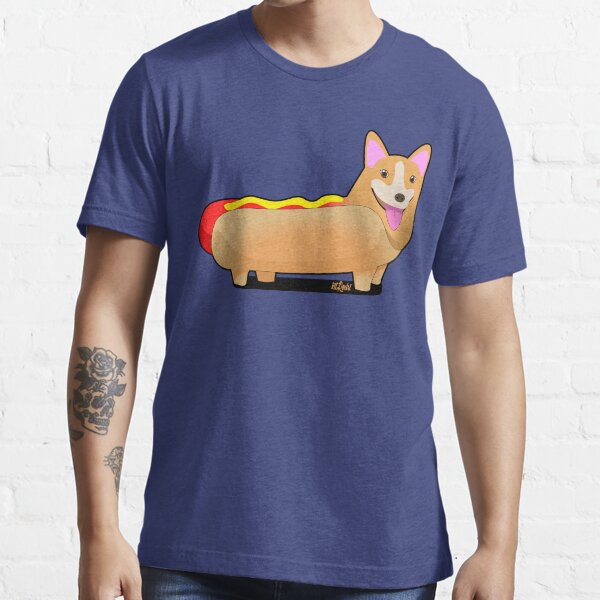 Corgi Hotdog Essential T-Shirt