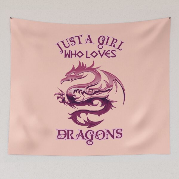 Item preview, Just a Girl Who Loves Dragons designed and sold by nando270.