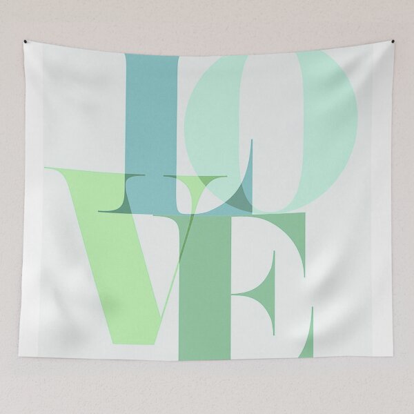 Item preview, Love block blue designed and sold by FPortfolio.