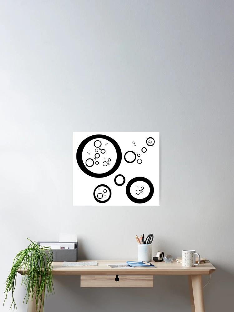Thumbnail 2 of 3, Poster, Circles designed and sold by RMSartZ.