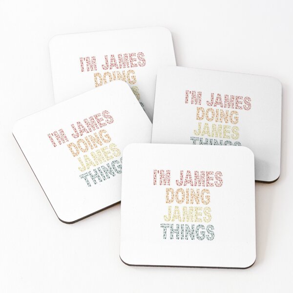 Item preview, I'M james DOING james THINGS text dog style - Lover james - james dad designed and sold by Lastazizi.