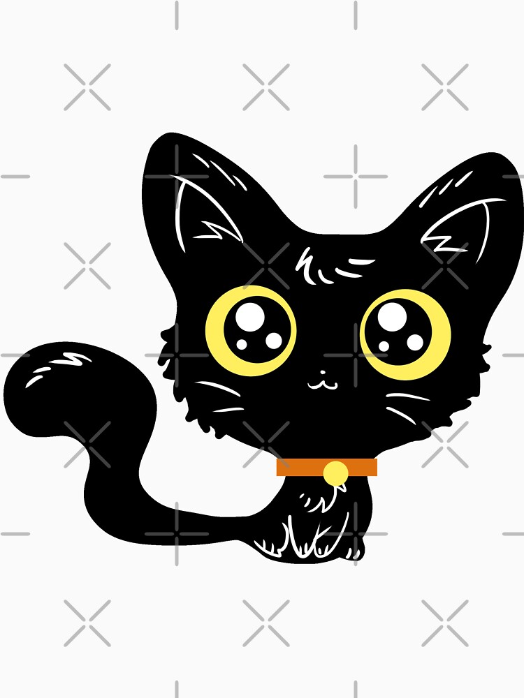 "Adorable Black Cat" Tshirt for Sale by SaradaBoru Redbubble black