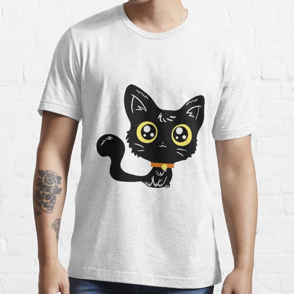 "Adorable Black Cat" Tshirt for Sale by SaradaBoru Redbubble black