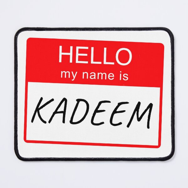 Item preview, Hello My Name Is Kadeem Name Tag Custom Personalised Design  designed and sold by CreatedbyJR.