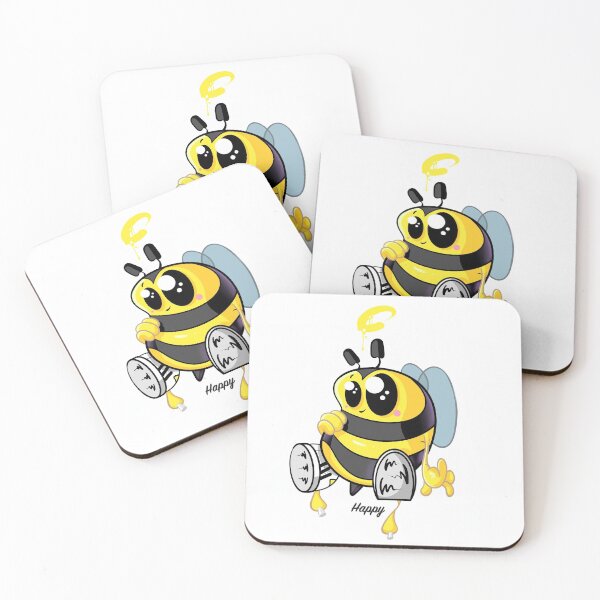 Item preview, happy to bee hardcore designed and sold by Anithirtythree.