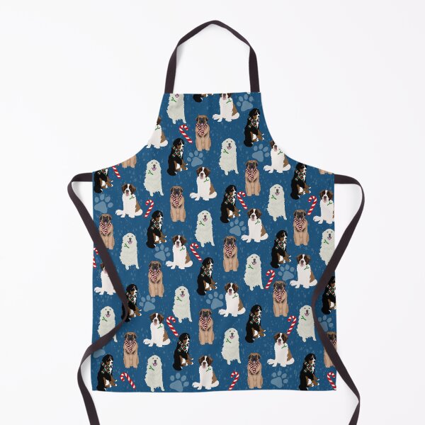 Item preview, Christmas Holiday Mountain Dogs - Blue designed and sold by KantstandyaC.