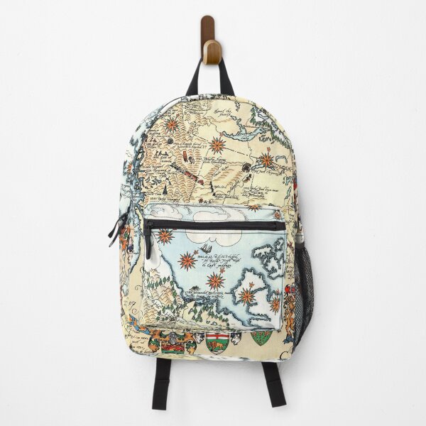 Item preview, Vintage Pictorial Map of Canada designed and sold by Gin Neko.