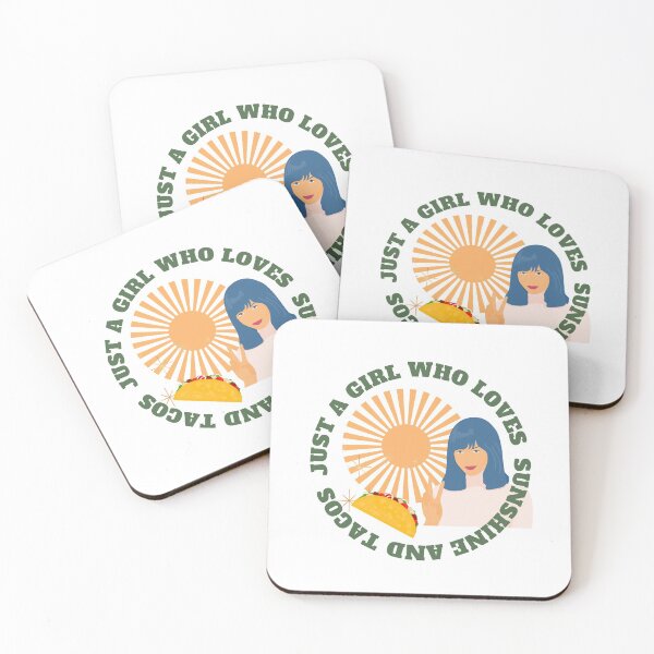 Item preview, just a girl who loves sunshine and tacos designed and sold by aubreyjacobs.