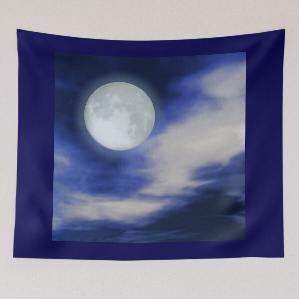 Item preview, Moonscape With Moonlit Clouds designed and sold by Marymarice.