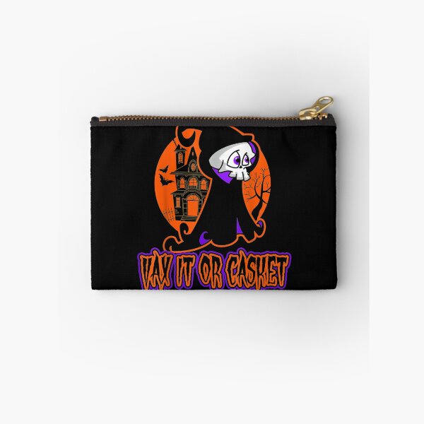 Aperçu de l'œuvre  Vax Cercueil Halloween Grim Reaper Vintage Haunted House créée et vendue par rubysheila.