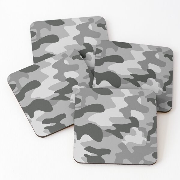Item preview, Black and white (Grey) Military Camouflage Cammo Design 6 designed and sold by PictureThisYT.