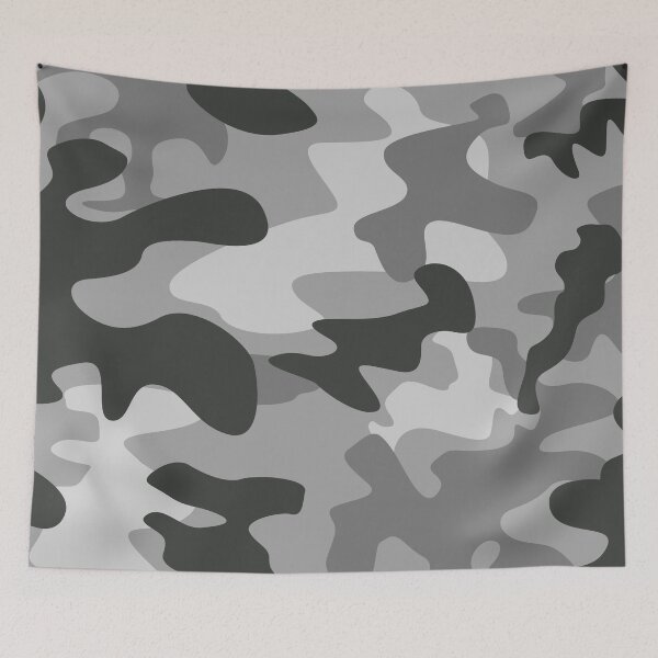 Item preview, Black and white (Grey) Military Camouflage Cammo Design 6 designed and sold by PictureThisYT.