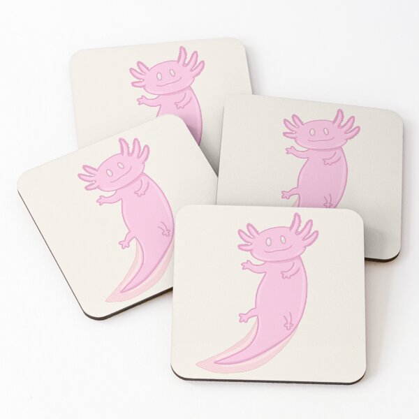 Item preview, kawaii baby pink Axolotl designed and sold by MadaFaCose.