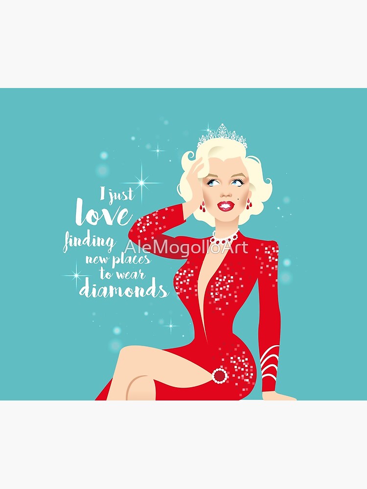 Love finding new places to wear diamonds by AleMogolloArt