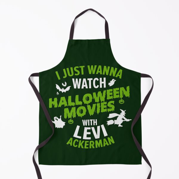 Item preview, I Just Wanna Watch Halloween Movies With LeviAckerman - ShingekiNoKyojin, Watch Halloween Movies designed and sold by The Shonen Spot.