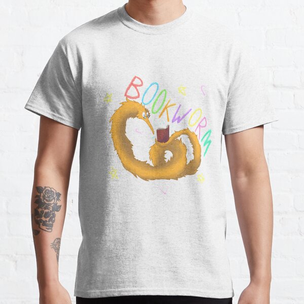 Worm On A String Bookworm Orange 2 Classic T-Shirt