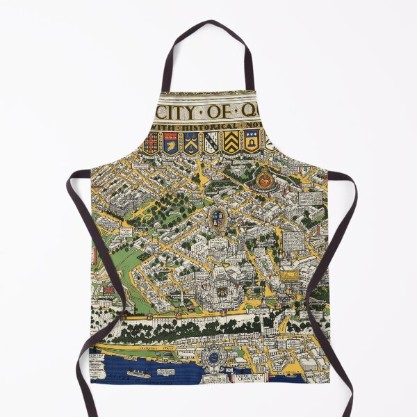 Item preview, 1932 Vintage Map of Quebec City designed and sold by Gin Neko.