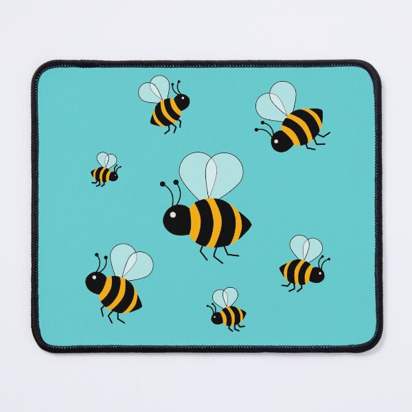 Item preview, Cute Bumblebee Swarm - Nature Pattern designed and sold by JulieSouster.