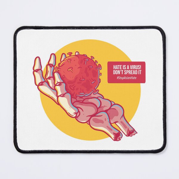Item preview, Hate Is A Virus Don't Spread It #StopAsianHate designed and sold by StickerbashCo.