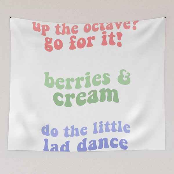 Item preview, berries and cream sticker pack tiktok (do the little lad dance, berries and cream, up the octave go for it) designed and sold by emcazalet.