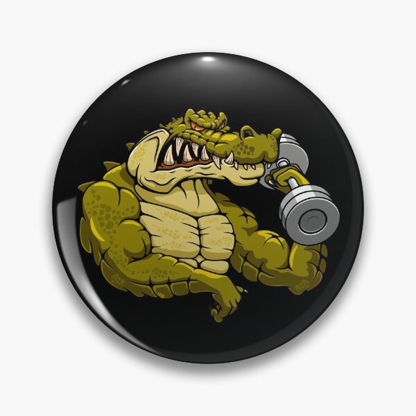 Artikelvorschau, Muskulöses Alligator-Training Bodybuilding entworfen und verkauft von GBDesigner.