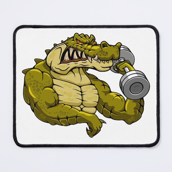 Item preview, Muscular Alligator Workout Bodybuilding designed and sold by GBDesigner.