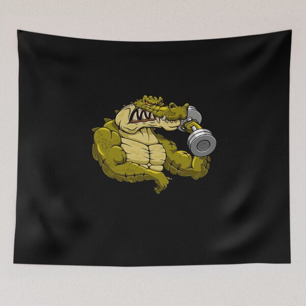 Item preview, Muscular Alligator Workout Bodybuilding designed and sold by GBDesigner.