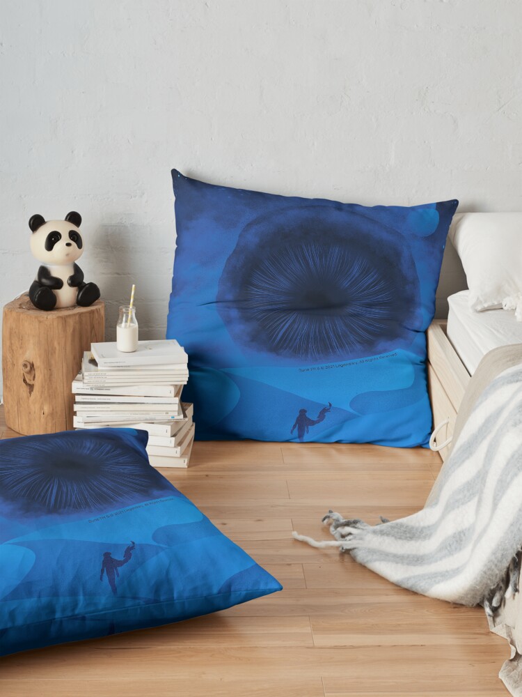 Alternate view of The Great Shai-Hulud, Blue Moons Floor Pillow