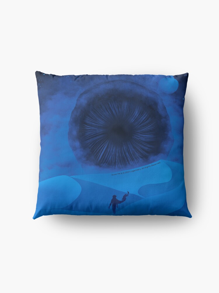 Alternate view of The Great Shai-Hulud, Blue Moons Floor Pillow