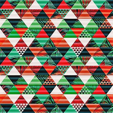 Artwork thumbnail, Colorful Triangles by RafaelLima7