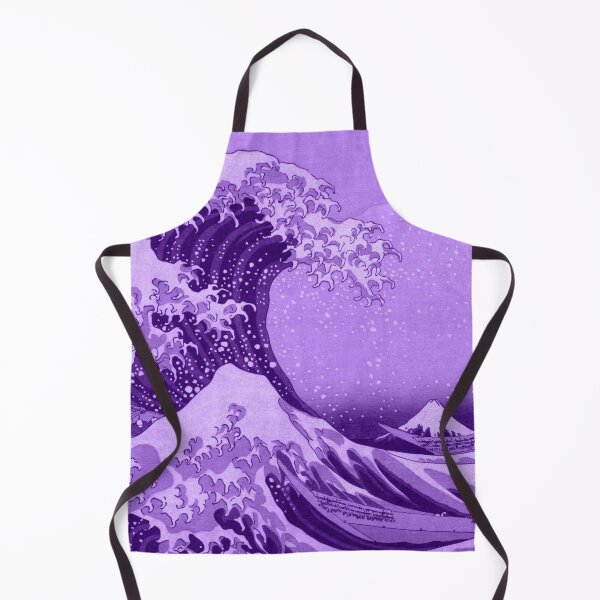 Item preview, Kanagawa Japanese Art The Great Wave Purple Pastel designed and sold by candymoondesign.