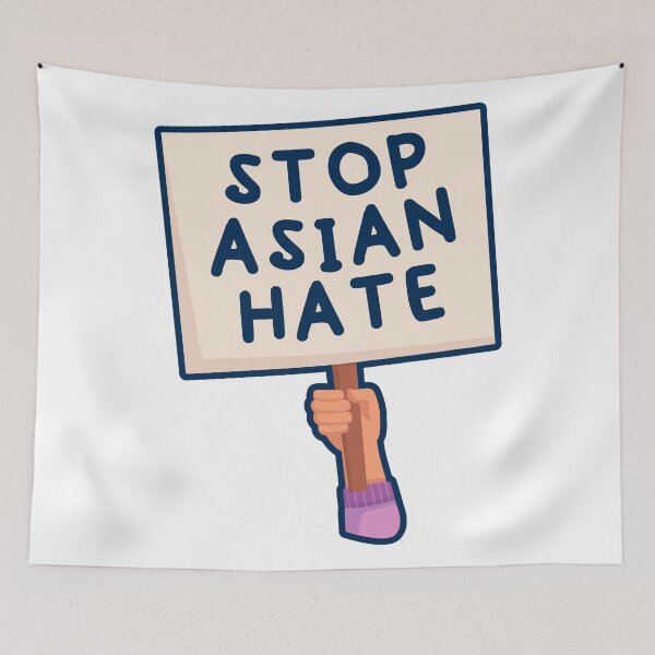 Item preview, Stop Asian Hate Asian Lives Matter designed and sold by StickerbashCo.