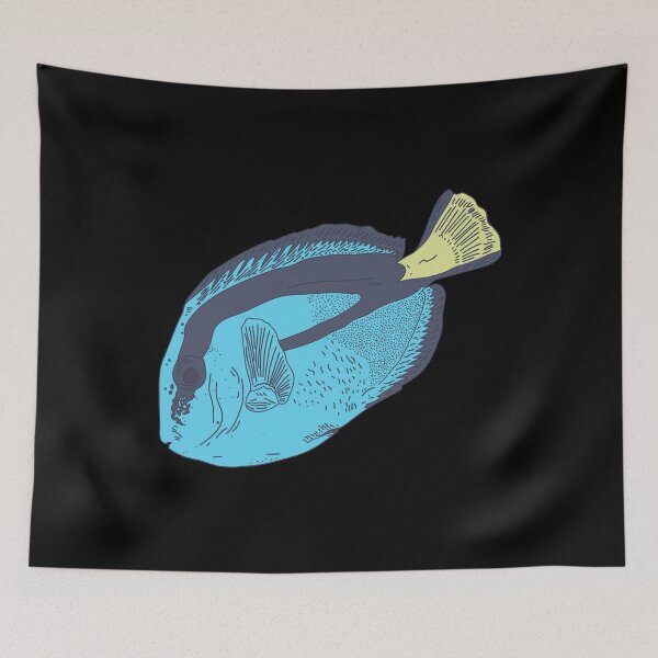 Item preview, Blue Tang Fish - Keep Swimming - Aquarium Fish designed and sold by DeWinnes.