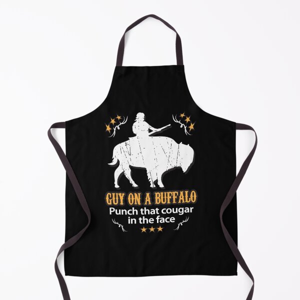 Item preview, Guy on a Buffalo ~ Punch that Cougar in the Face designed and sold by abowlofsoda.