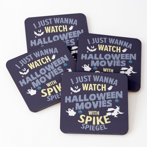 Item preview, I Just Wanna Watch Halloween Movies With SpikeSpiegel - CowboyBebop, Watch Halloween Movies designed and sold by The Shonen Spot.