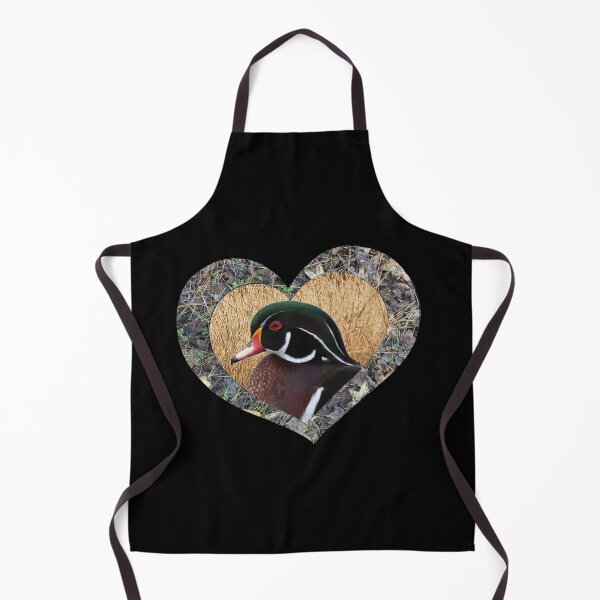 Item preview, Colorful Wood Duck in Camouflage Heart for Duck Hunters and Outdoorsmen designed and sold by LifeCrush.