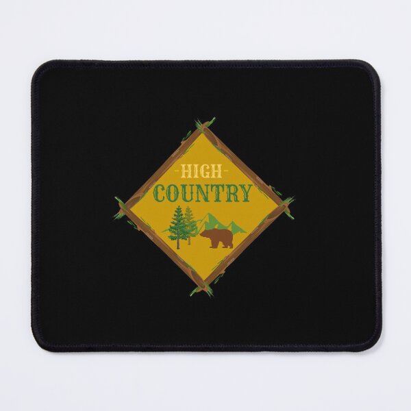 Item preview, High Country Log Diamond with Bear Scene-Brown on Black designed and sold by HighCountry2021.