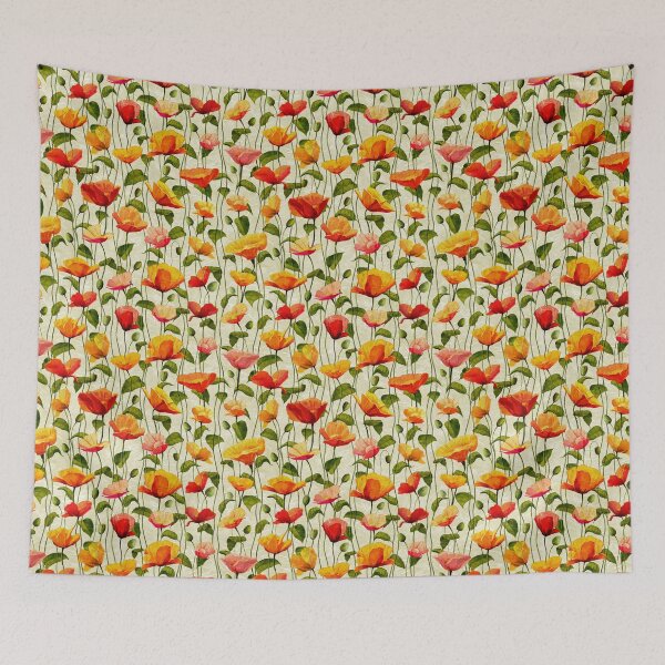 Item preview, Yellow flowers flowing Up designed and sold by RafaelLima7.