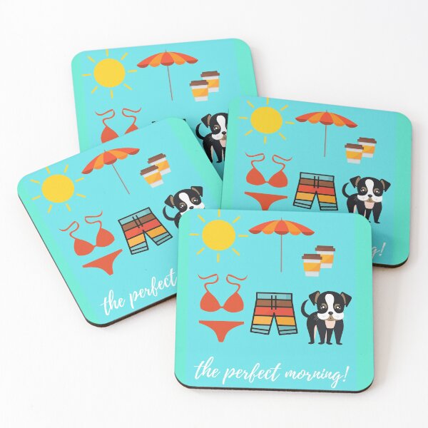 Item preview, The perfect morning - sunshine, warmth, beach, pup, coffee. Bliss! designed and sold by JellyBeenzz.