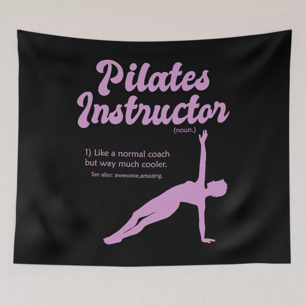 Item preview, Pilates Instructor Definition - Woman Sihlouette 2 designed and sold by SoccaTamam.