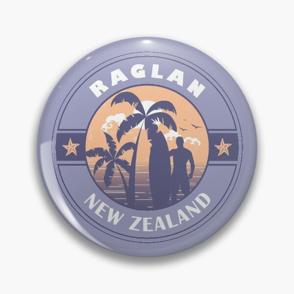 Item preview, Raglan Waikato New Zealand Summer Surf Design designed and sold by CynthiaGraphics.