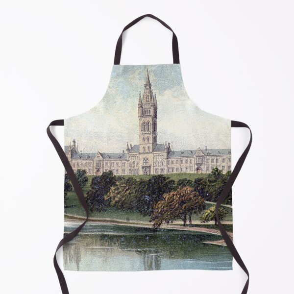 Item preview, Vintage Illustration of Glasgow University designed and sold by yourscotland.