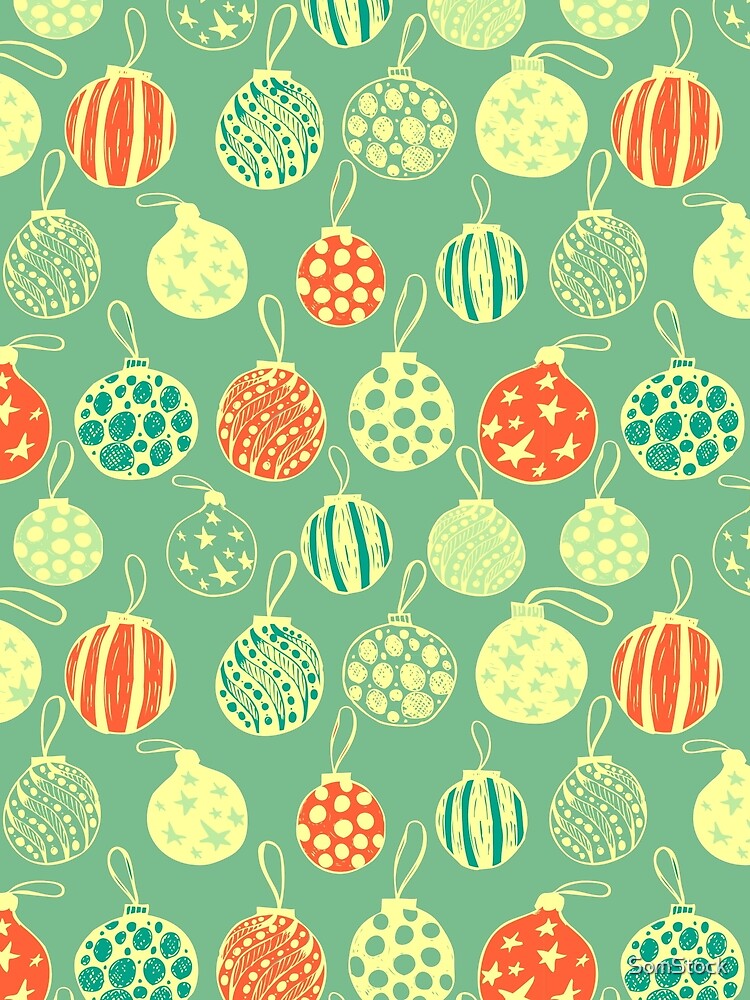 « Modèle d'hiver "boules de Noël" » par SomStock