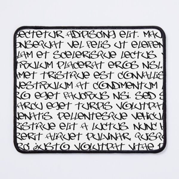 Item preview, Lorem Ipsum Black on White Graffiti.  designed and sold by Point-Of-DD.