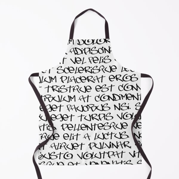 Item preview, Lorem Ipsum Black on White Graffiti. designed and sold by Point-Of-DD.
