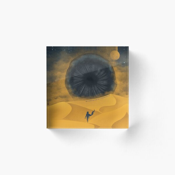 The Great Shai-Hulud, Yellow Sand Acrylic Block