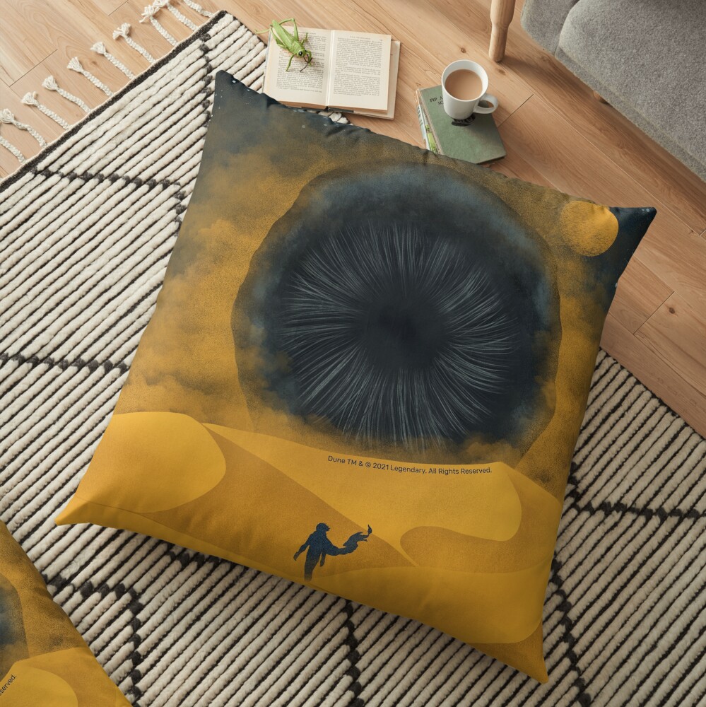 The Great Shai-Hulud, Yellow Sand Floor Pillow