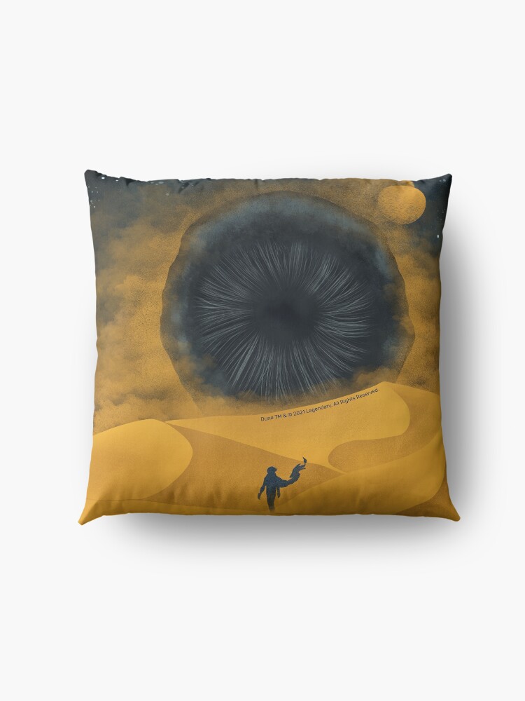 Alternate view of The Great Shai-Hulud, Yellow Sand Floor Pillow