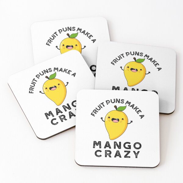 Item preview, Fruit Puns Make A Mango Crazy Cute Food Puns designed and sold by punnybone.